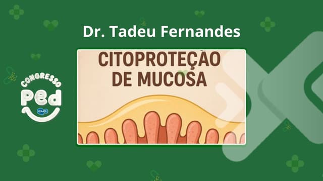 Foto de  Citoproteção da mucosa na pediatria: da teoria à prática