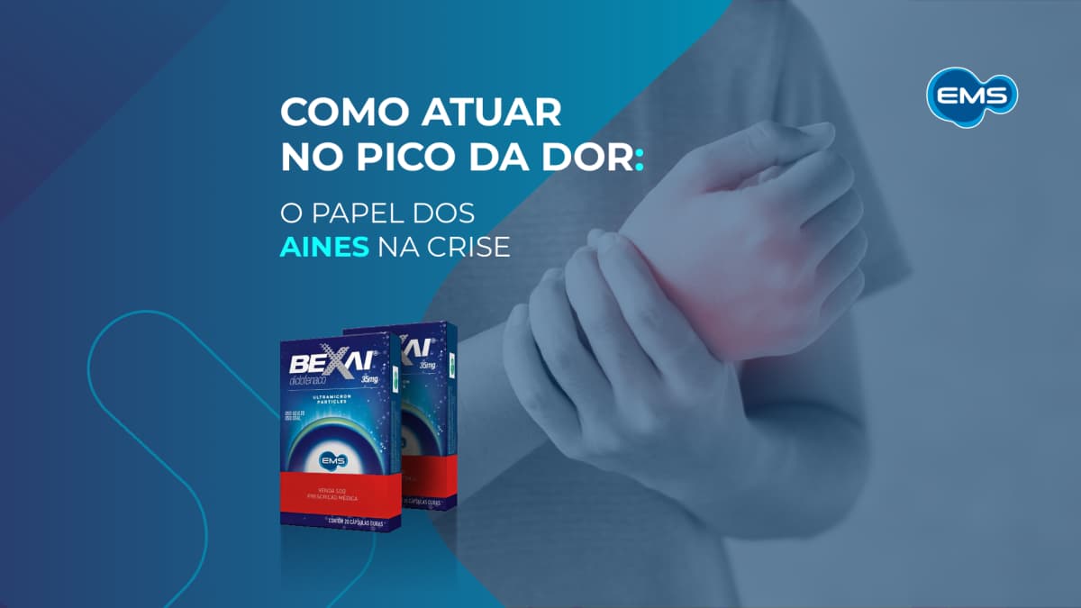 Como atuar no pico da dor: o papel dos AINEs na crise 